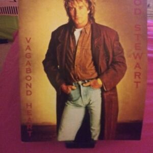Rod Stewart-Vagabond Heart  Concert Program With Ticket Stub